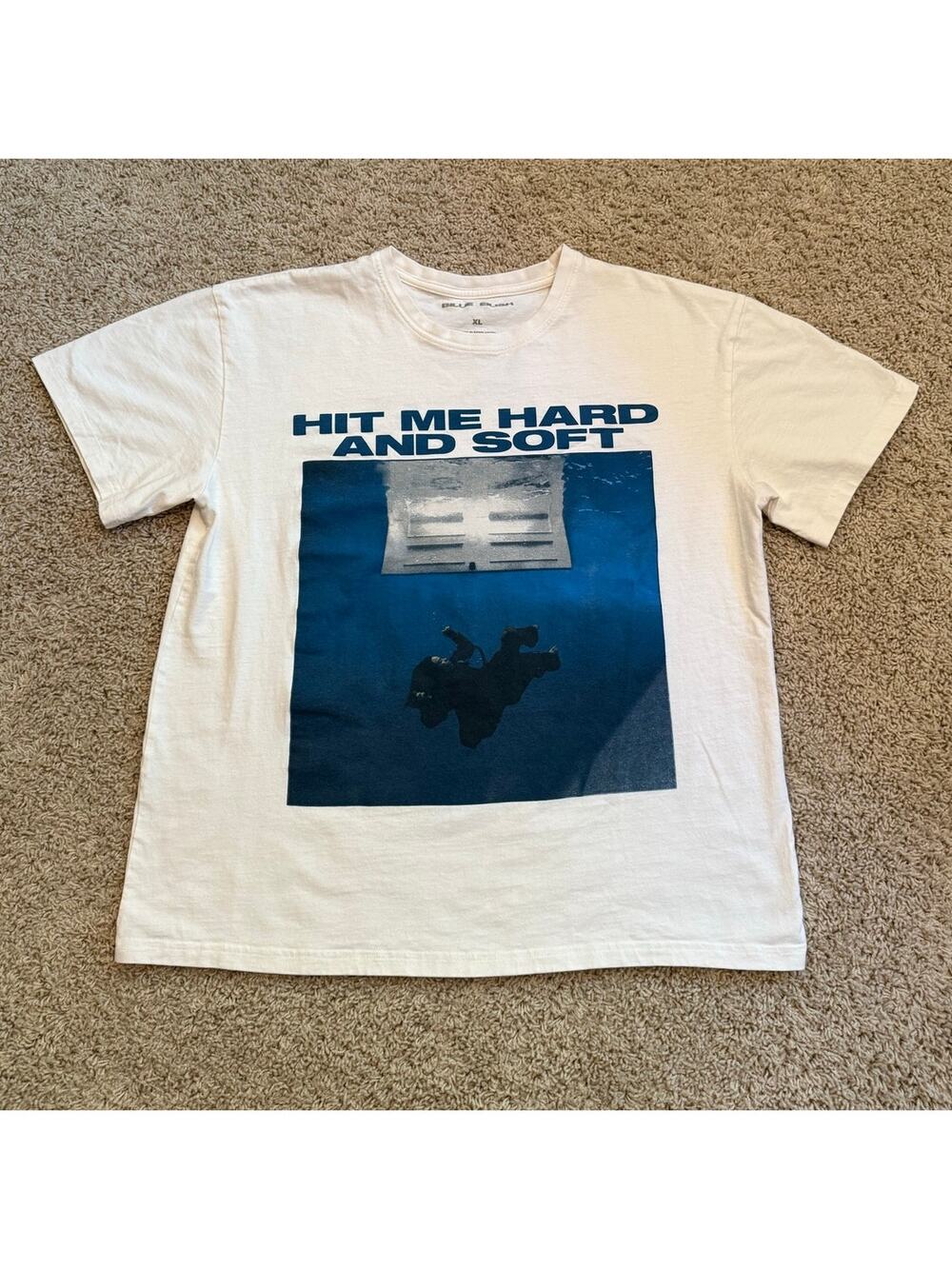 Billie Eilish Hard and Soft Album Tee size XL